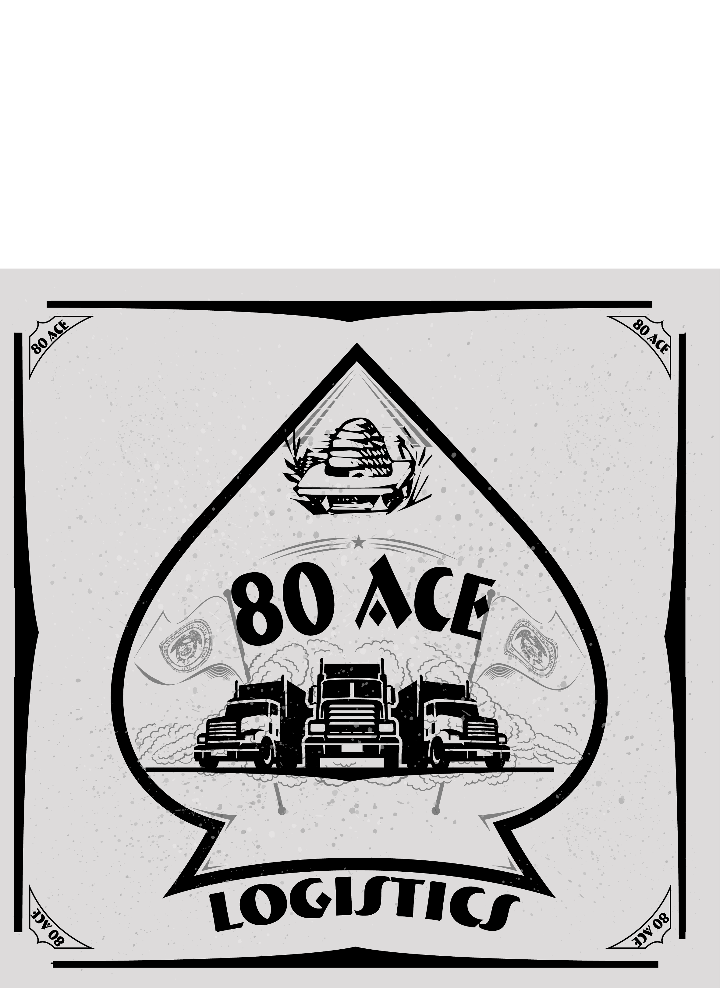 Trucking company logo design