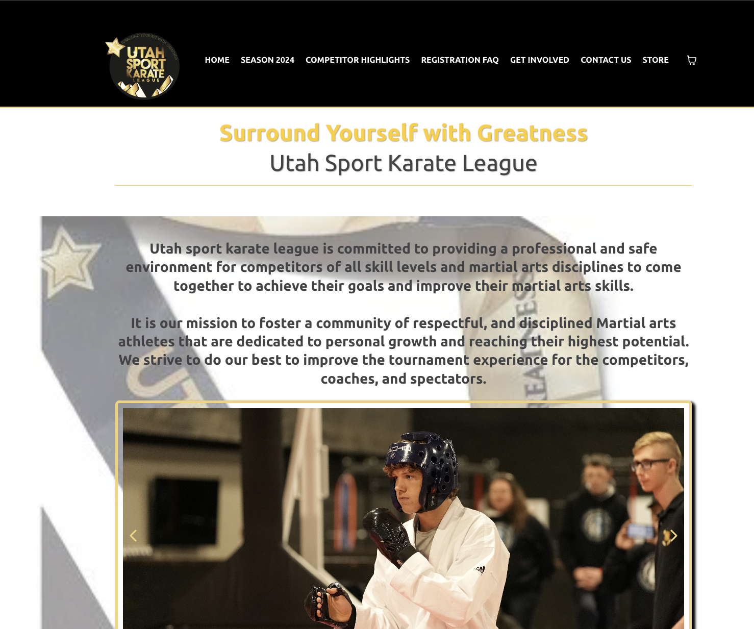 USKL website landing page