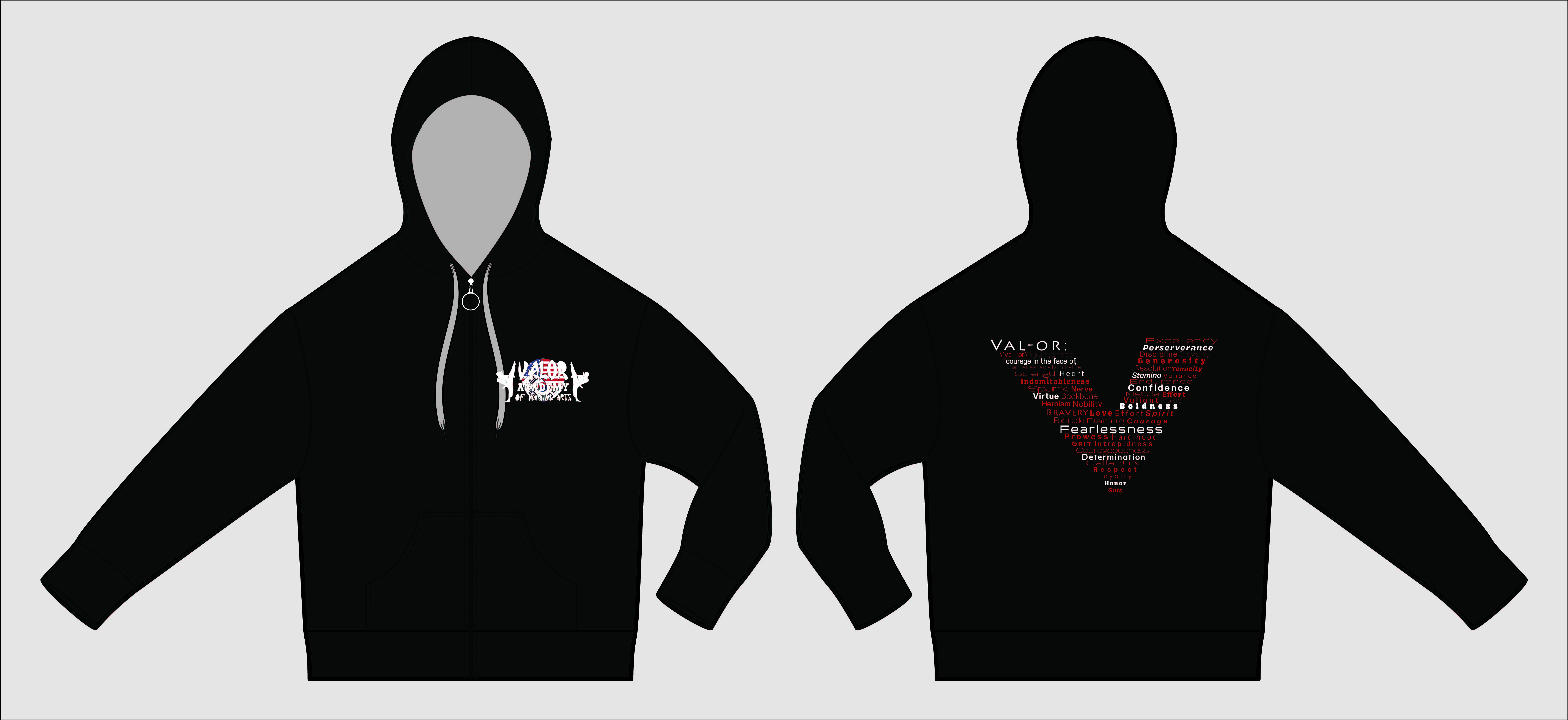 VAMA hoodie design